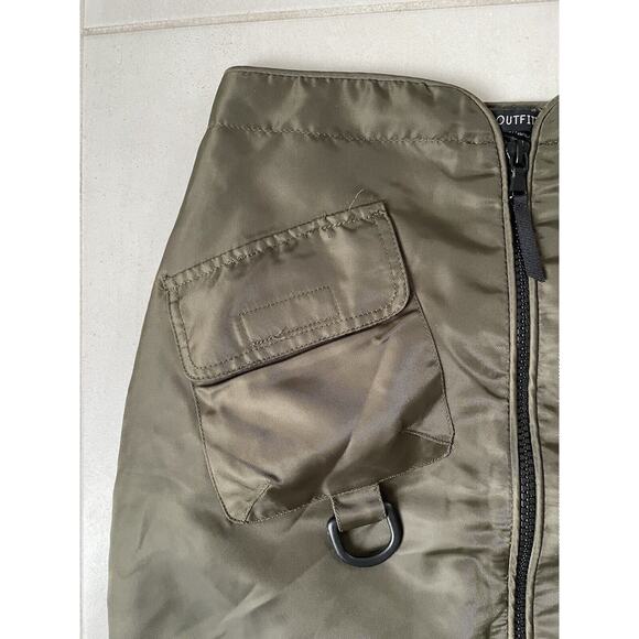 Urban Outfitters Cargo Skirt Mini Zip Front - Picture 2 of 8